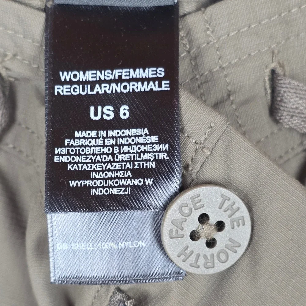 The North Face Horizon II Capri Womens 6 Weimaraner Brn Hiking Outdoor Nylon
